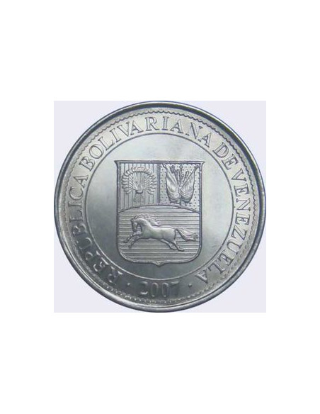 Awers monety Wenezuela 50 Centymów 2007 Magnetyczny