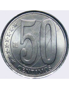 Awers monety Wenezuela 50 Centymów 2007 Magnetyczny 2