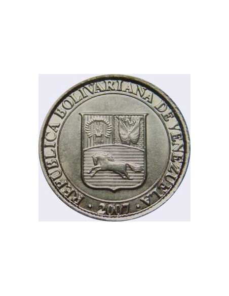 Awers monety Wenezuela 25 Centymów 2007