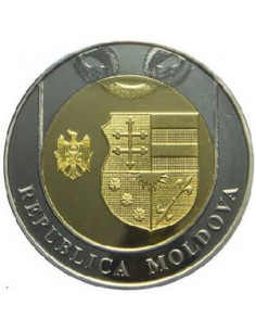 Awers monety Mołdawia 10 Lejów 2018