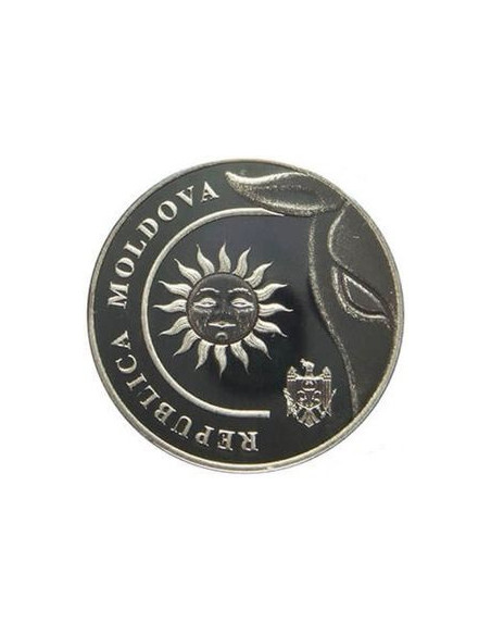 Awers monety Mołdawia 2 Lej 2018