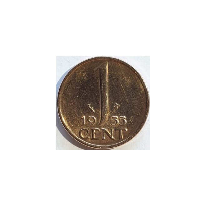 Rewers monety Holandia 1 Cent 1975