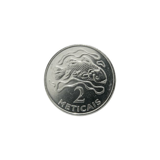 Rewers monety Mozambik 2 Metical 2006