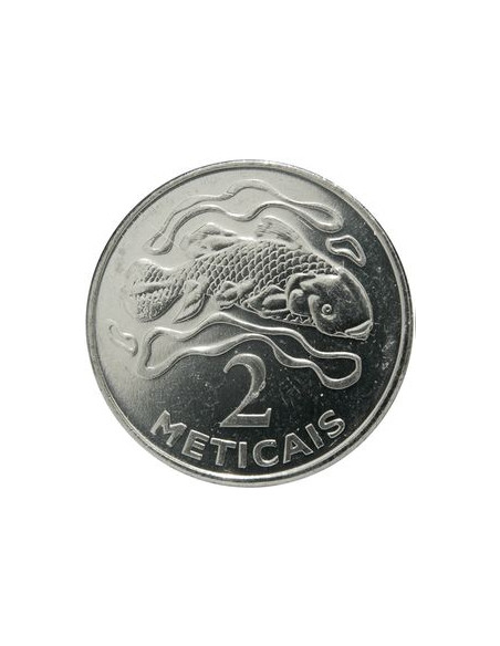 Rewers monety Mozambik 2 Metical 2006
