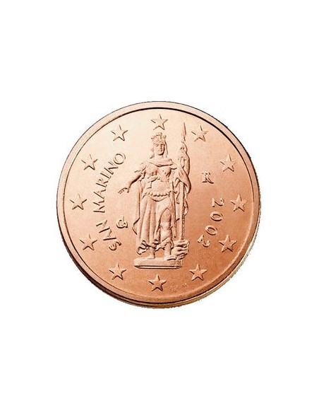 Awers monety San Marino 2 Eurocent 2004