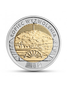 Awers monety 5 zł 2019 Odkryj Polskę – Kopiec Wyzwolenia