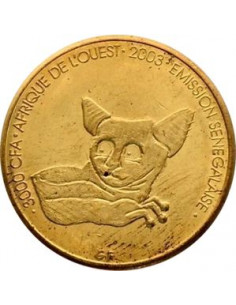 Awers monety Senegal 3 000 Franków 2003