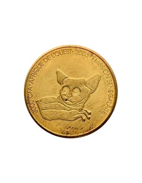 Awers monety Senegal 3 000 Franków 2003