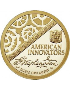 Awers monety USA 1 Dolar 2018 Amerykańska moneta wprowadzająca do innowacji