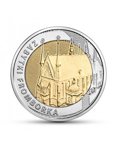 Awers monety 5 zł 2019 Odkryj Polskę – Zabytki Fromborka