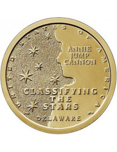 Awers monety USA 1 Dolar 2019 Annie Jump Cannon Delaware