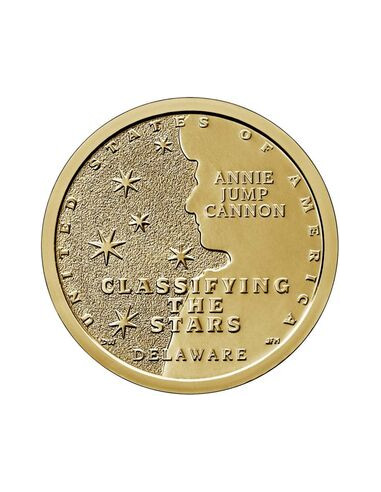 Awers monety USA 1 Dolar 2019 Annie Jump Cannon Delaware