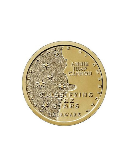 Awers monety USA 1 Dolar 2019 Annie Jump Cannon Delaware