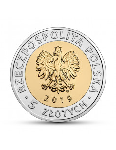 Awers monety 5 zł 2019 Odkryj Polskę – Zabytki Fromborka 2