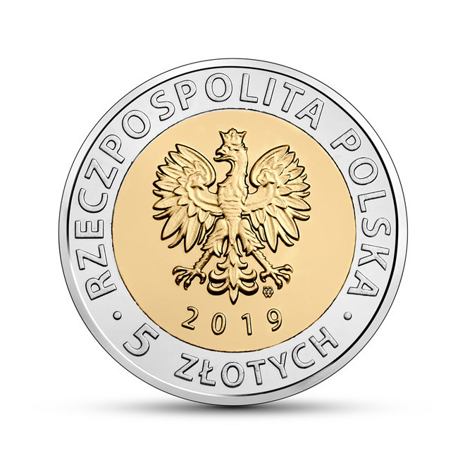 Rewers monety 5 zł 2019 Odkryj Polskę – Zabytki Fromborka