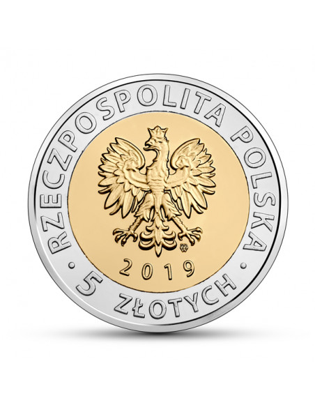 Rewers monety 5 zł 2019 Odkryj Polskę – Zabytki Fromborka