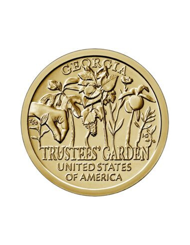 Awers monety USA 1 Dolar 2019 Ogród Powierników Gruzja