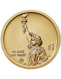 Awers monety USA 1 Dolar 2019 Ogród Powierników Gruzja 2