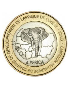 Awers monety Burkina Faso 6 000 Franków 2003 2