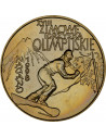 Awers monety 2 zł 1998 XVIII. Zimowe Igrzyska Olimpijskie w Nagano