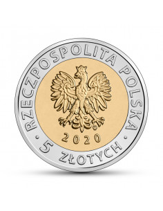 Awers monety 5 zł 2020 Odkryj Polskę – Pałac Branickich w Białymstoku 2