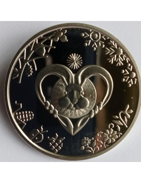 Awers monety 5 Hrywien 2023