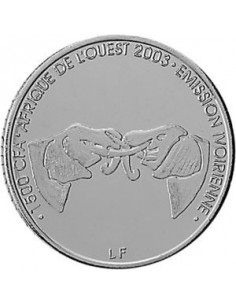 Awers monety Wybrzeże Kości Słoniowej 150 CFA Franków 2003