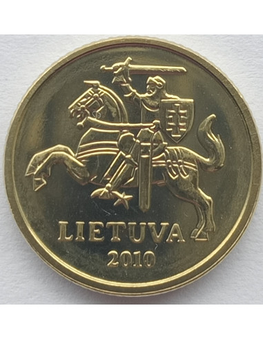 Awers monety Litwa 10 Centów 2010