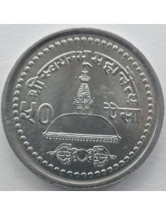 Awers monety Nepal 50 Pajs 1998