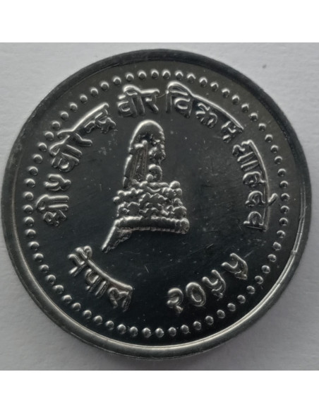 Rewers monety Nepal 50 Pajs 1998