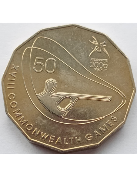Awers monety Australia 50 Centów 2006 Strzelanie