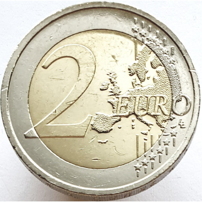 Rewers monety Austria 2 euro 2018 100 lat Republiki Austrii