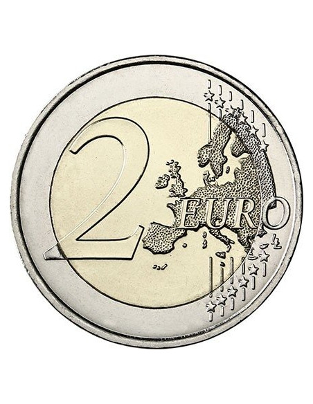 Rewers monety Austria 2 euro 2016 200 lat Austriackiego Banku Narodowego
