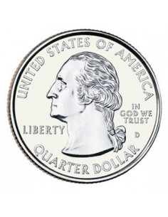 Awers monety USA 25 centów / ćwiartka 2000 Massachusetts 2