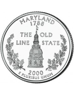 Awers monety USA 25 centów / ćwiartka 2000 Maryland