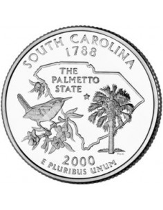 Awers monety USA 25 centów / ćwiartka 2000 Karolina Południowa