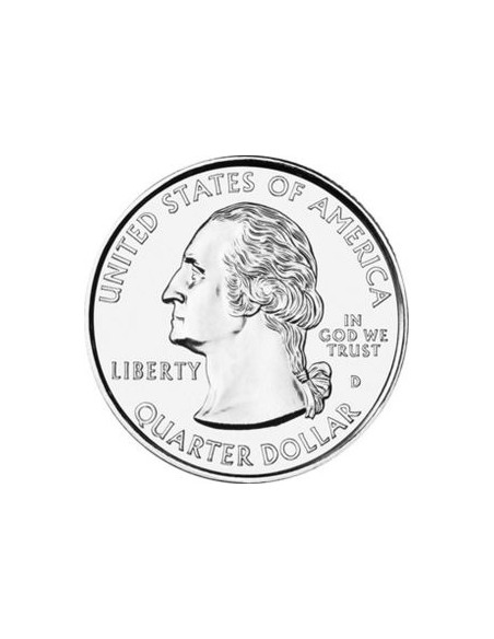 Rewers monety USA 25 centów / ćwiartka 2001 Rhode Island