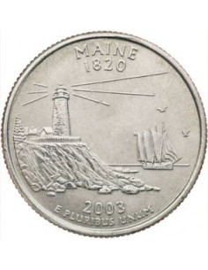 Awers monety USA 25 centów / ćwiartka 2003 Maine