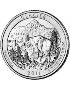 Awers monety USA 25 centów / ćwiartka 2011 Park Narodowy Glacier