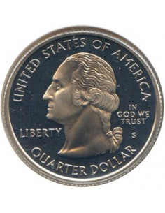 Awers monety USA 25 centów / ćwiartka 2004 Michigan — stan Wielkich Jezior 2