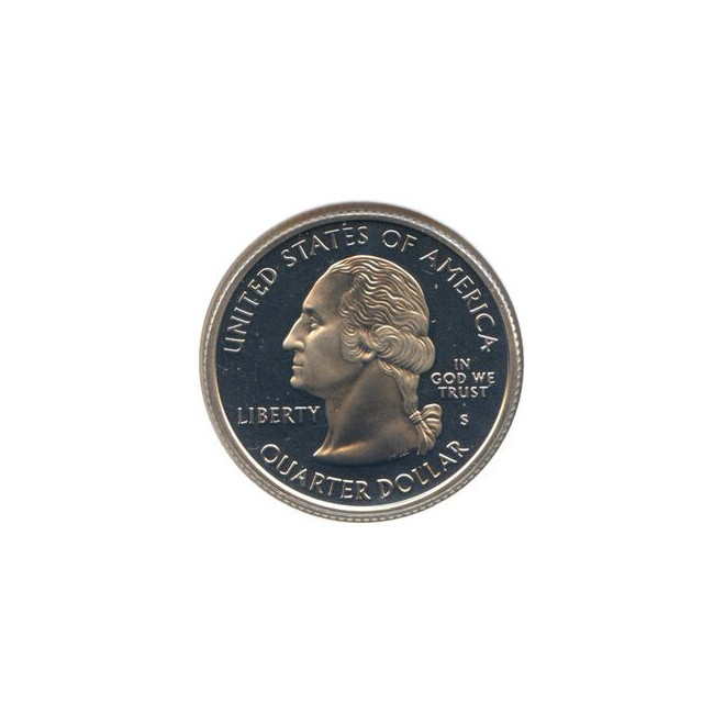 Rewers monety USA 25 centów / ćwiartka 2004 Michigan — stan Wielkich Jezior