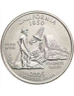 Awers monety USA 25 centów / ćwiartka 2005 Kalifornia