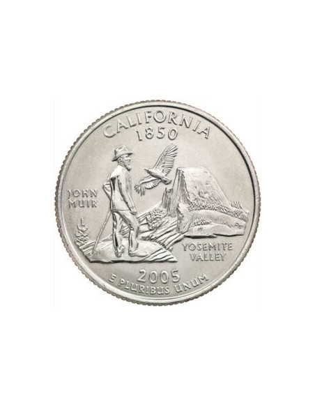 Awers monety USA 25 centów / ćwiartka 2005 Kalifornia