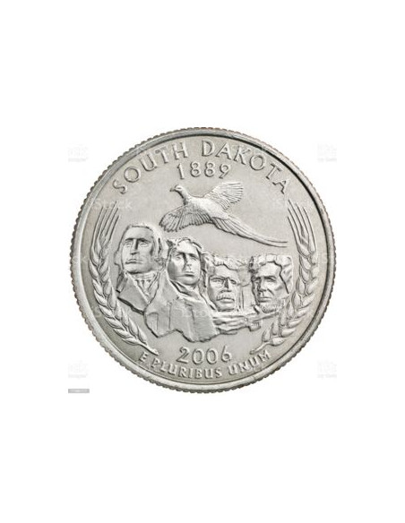 Awers monety 25 centów / ćwiartka 2006 Dakota Południowa