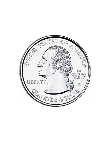 Rewers monety 25 centów / ćwiartka 2015 Droga Blue Ridge