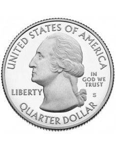 Awers monety 25 centów / ćwiartka 2017 Ozark Riverways 2