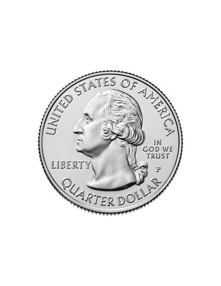 Rewers monety 25 centów / ćwiartka 2017 Wyspa Ellis