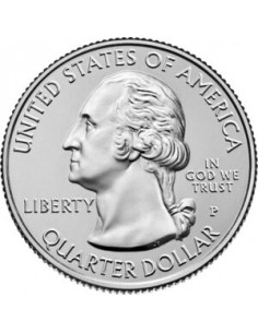 Awers monety 25 centów / ćwiartka 2019 Historyczny Park Narodowy Lowell 2