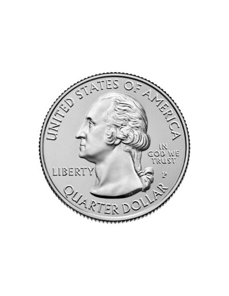 Rewers monety 25 centów / ćwiartka 2019 Narodowy Park Historyczny Wojna na Pacyfiku