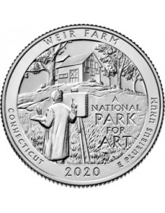 Awers monety 25 centów / ćwiartka 2020 Narodowe miejsce pamięci „Farma Weira”